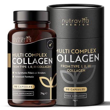 Premium Multi Collagen Protein Capsules with Type I, II, III - Includes Hydrolysed Grass NutravitaAu supplements