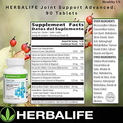 Herbalife Xtra-Cal Advanced: Tablets with Vitamin D and Minerals, Rich in Calcium HerbalifeUS supplements