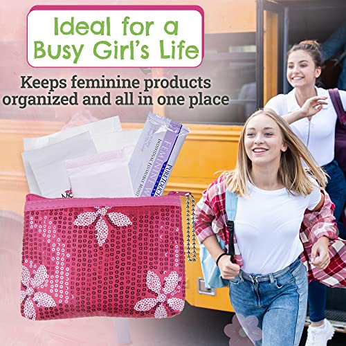 First Period Kit To-go! - Organic Biodegradable Tween Pads & Liner - Period Bags for Teen Girls Be Prepared. Period.Au supplements