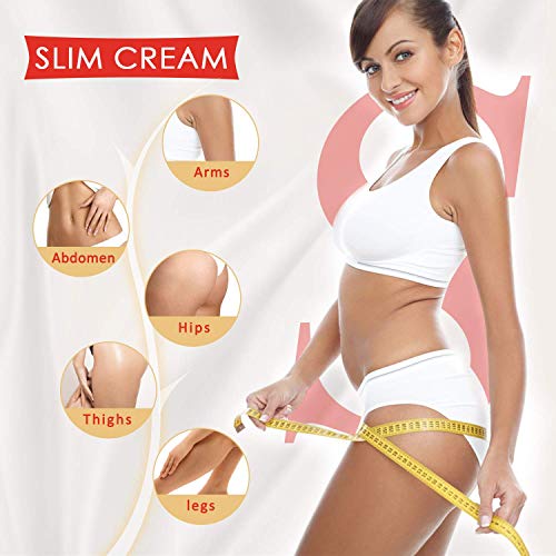 Slim Cream, (2 pack) Slim Extreme Cellulite Slimming & Firming Cream Body Fat Burning McukvUS supplements