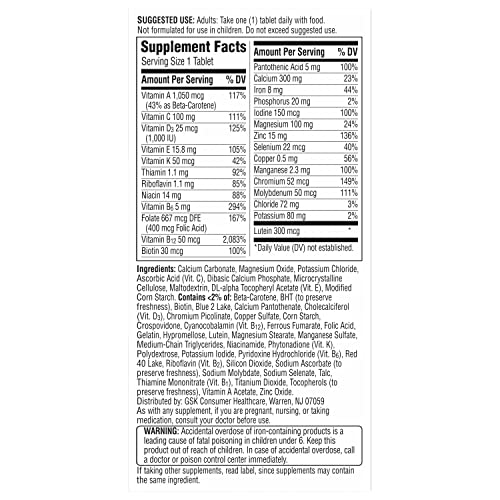 Centrum Silver Women's Multivitamin for Women 50 Plus, Multivitamin/Multimineral Supplement with Vitamin D3, B Vitamins, Non-GMO Ingredients CentrumAu supplements