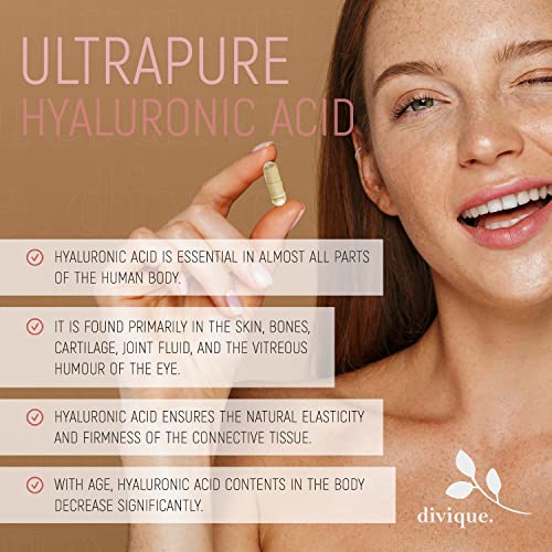 Collagen Capsules Divique Collagen Hyaluron 1500mg Collagen Peptides Type 1, 2, 3, 5, 10 DiviqueAu supplements