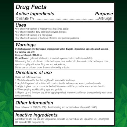 Viking Revolution Toenail Fungus Treatment Extra Strength with 1% Tolnaftate OTC Viking RevolutionUS supplements
