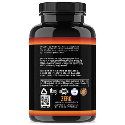 Angry Supplements Monster Test Nitric Oxide Booster Capsules, Extreme N.O Boost Angry SupplementsUS supplements