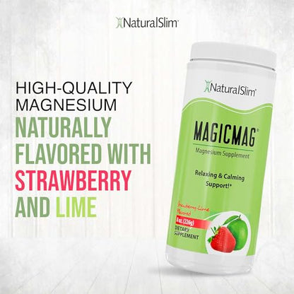 NaturalSlim Magicmag Pure Magnesium Citrate Powder – Stress, Constipation, Muscle NaturalSlimUS supplements