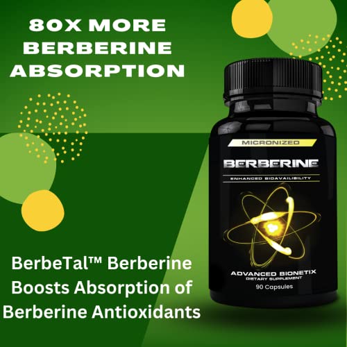 Advanced Bionetix 1500mg Advanced Bioavailability Micronized Berberine Supplement All Advanced BionetixAu supplements