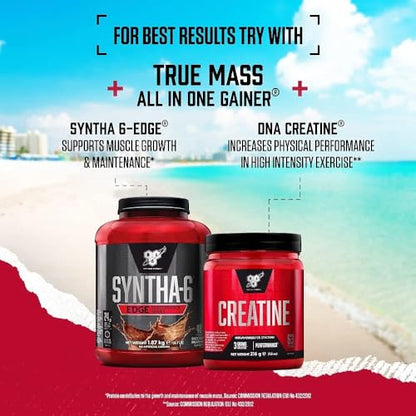 BSN True Mass All-In-One Gainer Protein and Carbohydrate Powder with Creatine BSNUS supplements