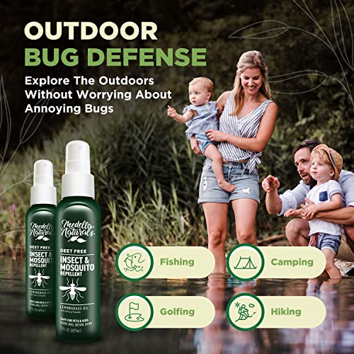 Deet-Free Insect & Mosquito Repellent Pack of 2 (8 oz) – Nice Smelling Medella NaturalsAu supplements