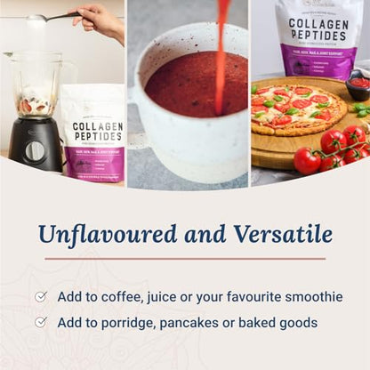 Collagen Peptides Powder - Grass-Fed Hydrolysed Collagen Powder Supplement Live ConsciousUS supplements