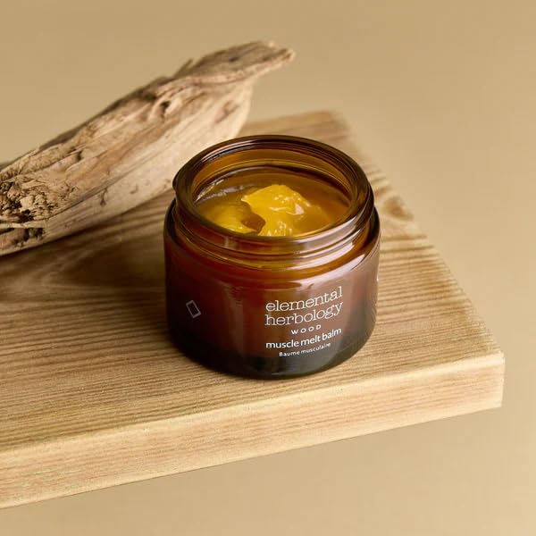 Elemental Herbology Muscle Melt Body Balm 1.7 fl oz – Warming with Ginger, Ho Wood & Turmeric – Comforting Botanical Treatment for Massage & Post-Activity Relaxation Elemental HerbologyAu supplements