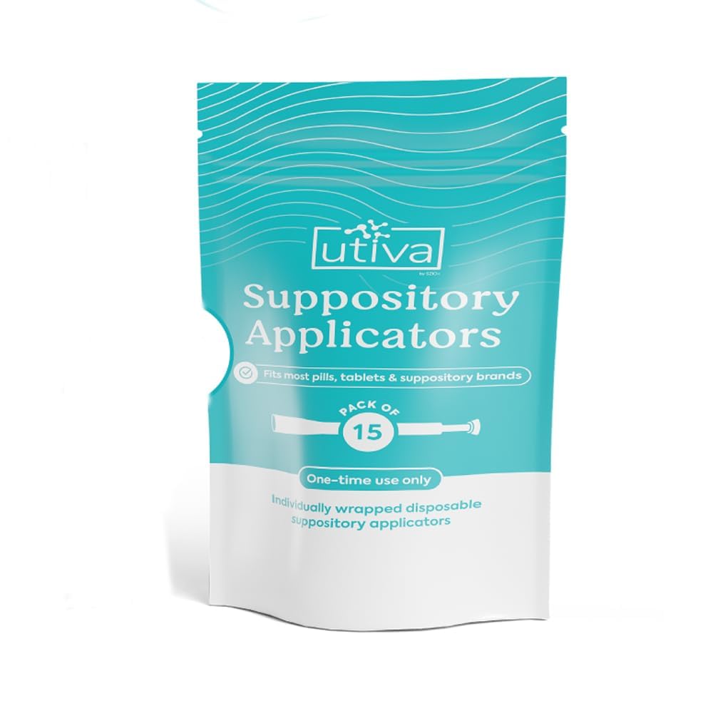 Szio+ Utiva Suppository Applicators – Disposable Vaginal Suppository Applicators – Hygienic Individually Szio+Au supplements