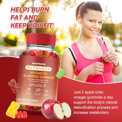 Arevtovis Apple Cider Vinegar Gummies - Boost Energy, Detox & Support Gut Health ACV ArevtovisUS supplements