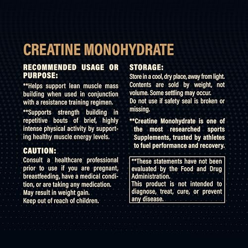 METALIFE 100% Pure Creatine Monohydrate Powder, Canada-Made, 1000 g (200 Servings) Micronized Powder, Muscle Growth, Unflavored, Ideal for Athletes & Fitness Enthusiasts, Third party lab tested, Vegan METALIFEAu supplements