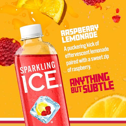 Sparkling Ice, Raspberry Lemonade Sparkling Water, Zero Sugar Flavored Water Sparkling IceUS supplements