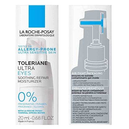 La Roche-Posay Toleriane Dermallergo Eye Cream Soothing Repair Moisturizer, Soothes and Comforts Sensitive Skin La Roche-PosayUS supplements