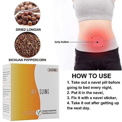 Rosarden 100Pcs Belly Patch, Toning Contouring Firming Patches, Navel Sticker, Sweatproof Patches RosardenUS supplements