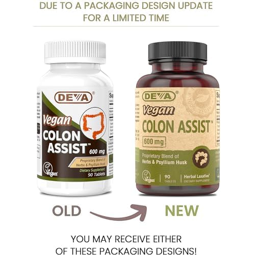 DEVA Vegan Colon Assist 90 Tabs (Pack of 2) DEVAAu supplements