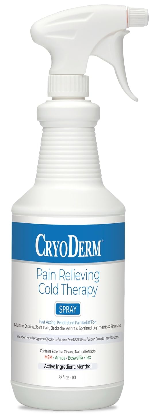 CryoDerm Cold Pain Relief Spray - 32 oz spray CryoDermAu supplements
