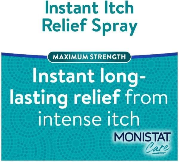 Monistat Instant Itch Relief Spray for Women, Maximum Strength Feminine Itch Care, 2 oz (Pack of 2) MonistatAu supplements