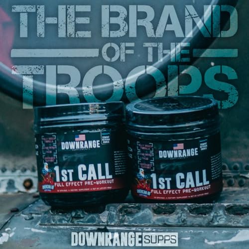 DownRange Supplements 1st Call Pre Workout Powder, Preworkout for Men and Women DownRange SupplementsUS supplements