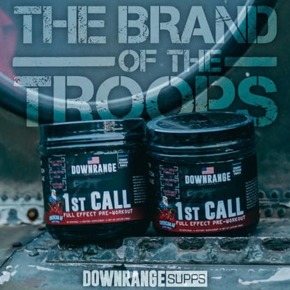 DownRange Supplements 1st Call Pre Workout Powder, Preworkout for Men and Women DownRange SupplementsUS supplements