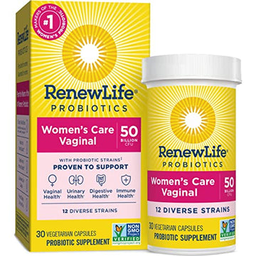 Renew Life Women's Probiotic Capsules, 50 Billion CFU Guaranteed, Supports pH Balance Renew LifeUS supplements