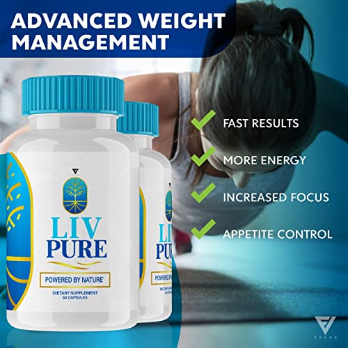 (2 Pack) Liv Pure Loss Pills, Livpure Liver Detox Cleanse Management Capsules Advanced FyvusUS supplements