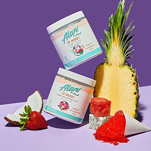 Alani Nu Island Crush Pre Workout and BCAA Hawaiian Shaved Ice Post Workout Powder Alani NuAu supplements