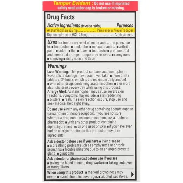 Percogesic Original Pain Relief | Aspirin Free Fast Acting Relief | 90 Coated Caplets (4 Pack) PercogesicAu supplements