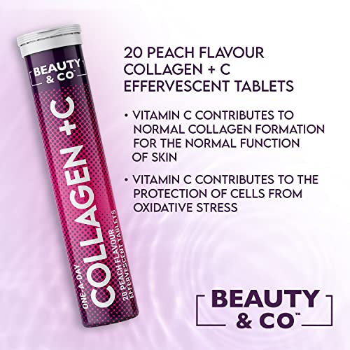 Collagen Effervescent - Marine Collagen & Vitamin C (2 Tubes) Beauty & CoAu supplements