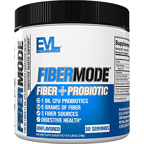 Evlution Nutrition FiberMode Fiber Plus Probiotic - 5 Grams of Fiber, Digestive Health EvlutionAu supplements