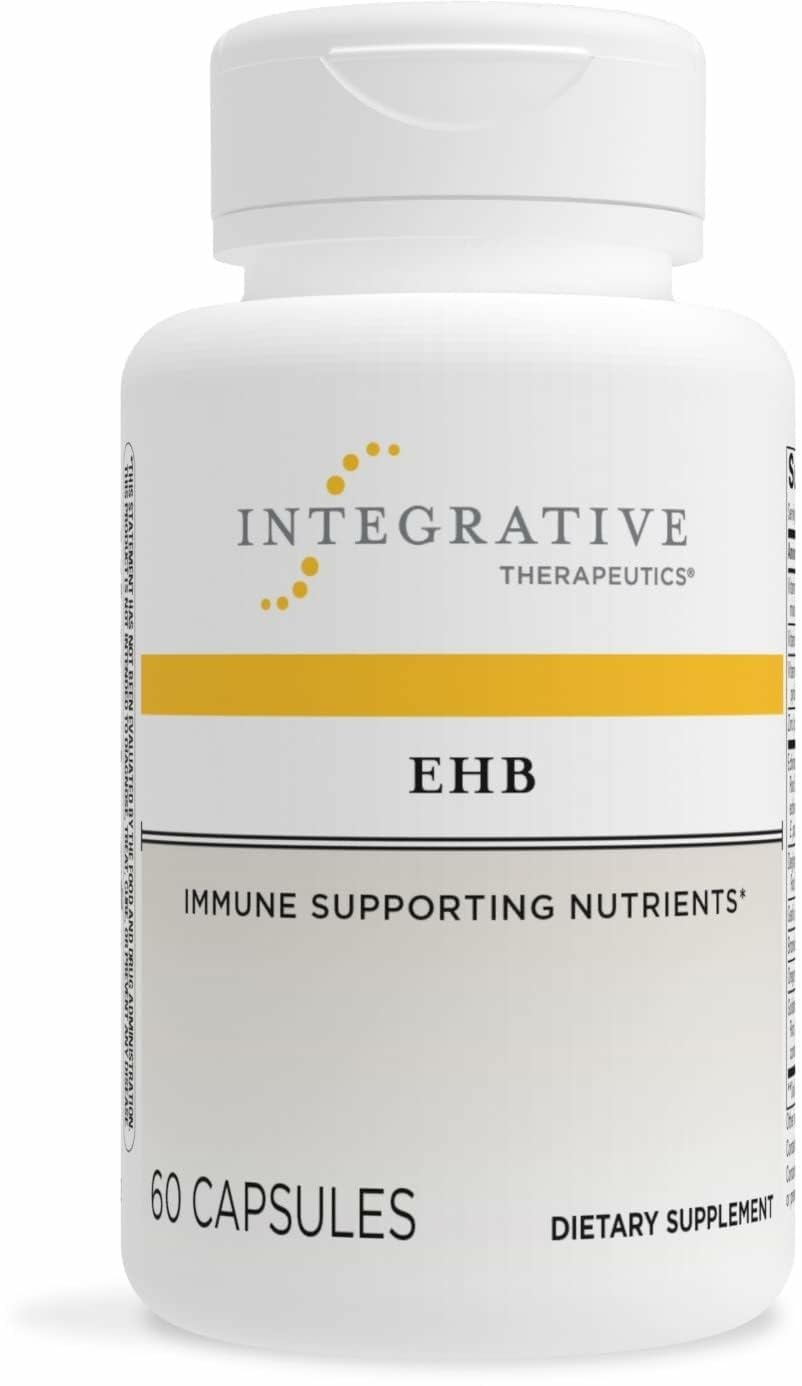 Integrative Therapeutics EHB - Immune Support Supplement with Vitamins A, C & B6* - Mineral Support with Zinc - Dairy-Free & Gluten-Free - 60 Capsules (20 Servings) Integrative TherapeuticsAu supplements