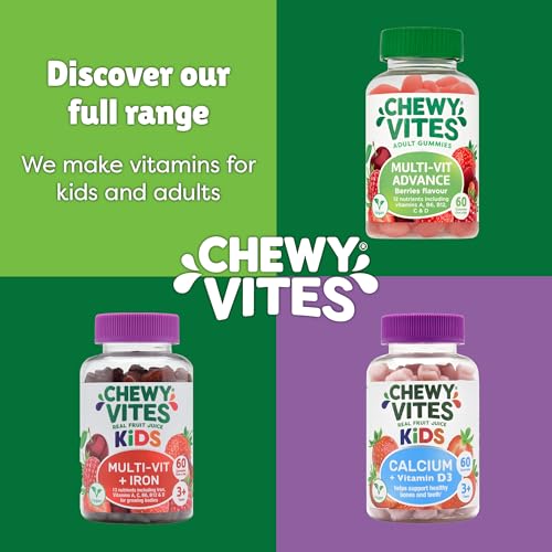 Chewy Vites Kids Multivitamin Advance 60 Gummy Vitamins | 11 Essential Nutrients CHEWY VITESUS supplements