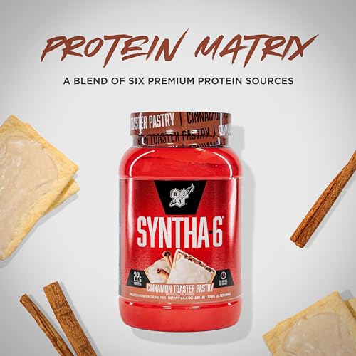 BSN SYNTHA-6 Whey Protein Powder with Micellar Casein, Milk Isolate, Cinnamon Toaster BSNUS supplements
