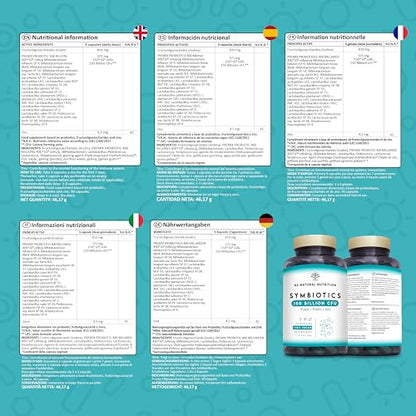 Probiotics 150 Billion CFU - 20 Strains with Prebiotics & Zinc. Highest Concentration N2 Natural NutritionUS supplements
