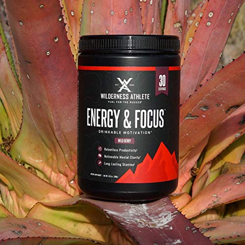 Wilderness Athlete - Energy & Focus | Energy Pre Workout for Women & Men - Energy Wilderness AthleteUS supplements