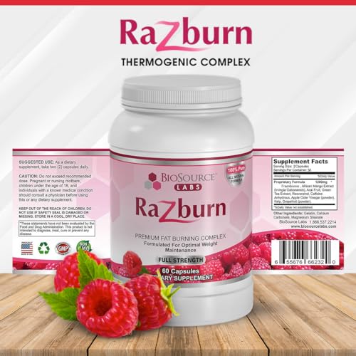 BioSource Labs Razburn – Premium Thermogenic Complex Pills with Natural Ingredients BioSource LabsUS supplements