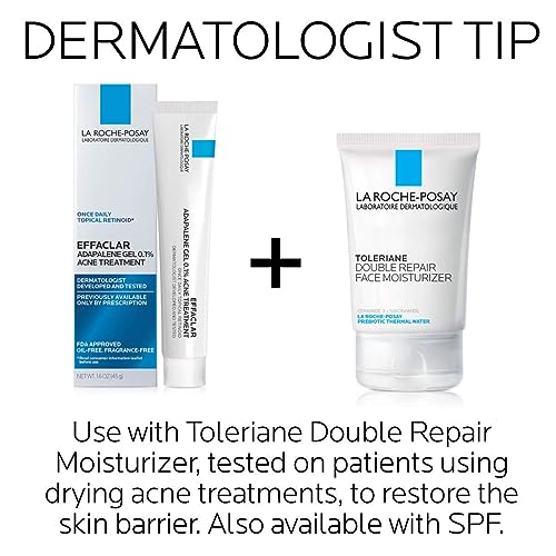 La Roche-Posay Effaclar Adapalene Gel 0.1% Acne Treatment, Prescription La Roche-PosayUS supplements