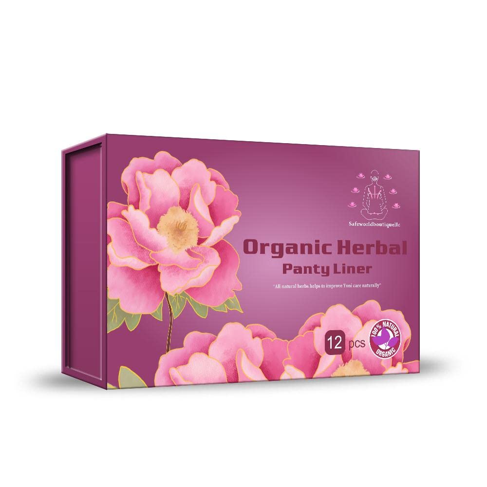 Premium Natural Organic Herbal Cotton Panty Liners for Women - Unscented, Thin, Cruelty-Free Organic Herbal Panty LinerAu supplements