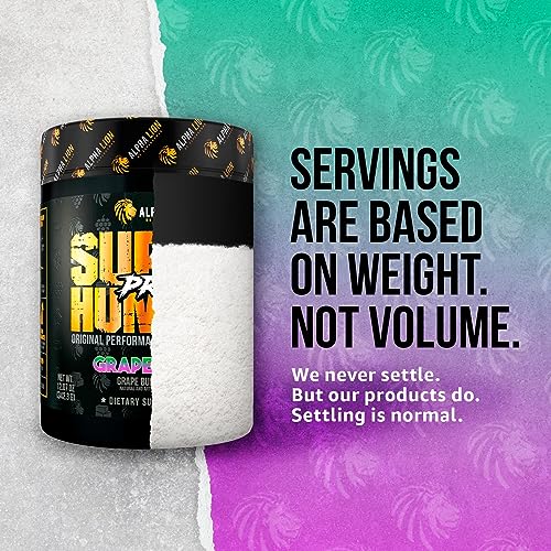 ALPHA LION Superhuman Pre Workout Powder, Beta Alanine, L-Taurine & Tri-Source ALPHA LIONUS supplements