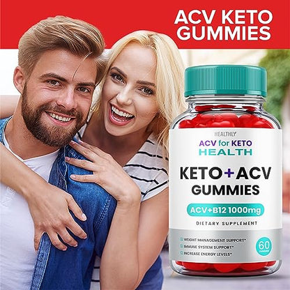 (2 Pack) Acv for Keto Health Gummies - Official Formula, Vegan - Acv for Keto Health Gummies HealthlyUS supplements