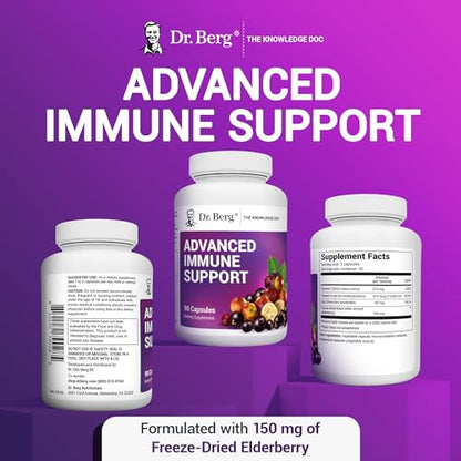 Dr. Berg's Advanced Immune Support - Daily Immunity Multi-System Defense Supplement Dr. Berg NutritionalsUS supplements