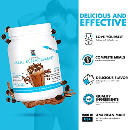Yes You Can! Complete Meal Replacement - 15 Servings, 20g of Protein, 0g Added Sugars Yes You Can!US supplements