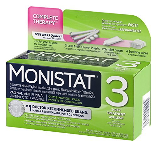 Monistat 3 Day Triple Action Combo Pack, Odorless, White MonistatAu supplements