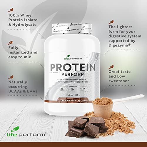Protein Perform Whey Isolate & Hydrolysate Powder | Naturally Occurring Glutamine and Amino Acids Life PerformAu supplements