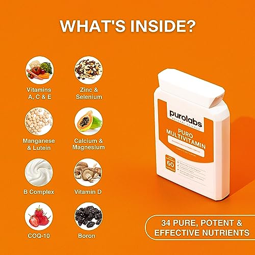 Puro Multivitamin - 34 Multivitamins & Minerals - Daily Complex for Men & Women PurolabsUS supplements