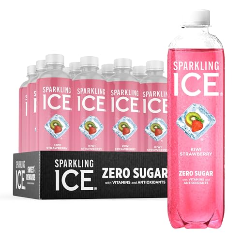 Sparkling Ice, Kiwi Strawberry Sparkling Water, Zero Sugar Flavored Water, with Antioxidant Sparkling ICEUS supplements