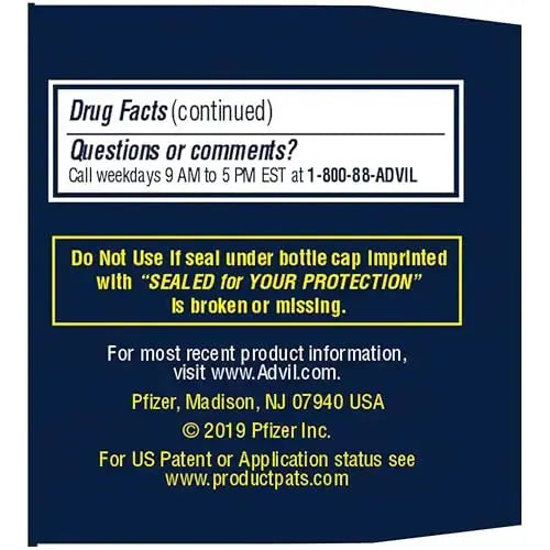 Advil PM Pain Reliever and Nighttime Sleep Aid, Pain Medicine with Ibuprofen for Pain Relief and Diphenhydramine Citrate for a Sleep Aid - 80 Coated Caplets AdvilAu supplements