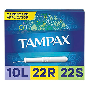 Tampax Tampons Multipack, Lite/Regular/Super Absorbency, Cardboard Applicator, Leakgaurd Skirt TampaxAu supplements